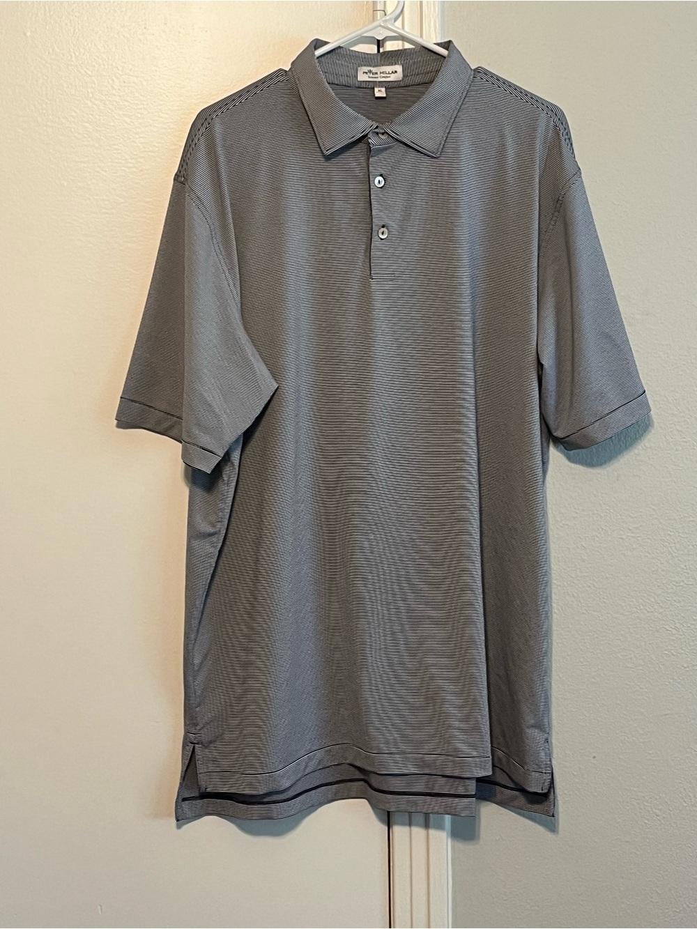 Peter Millar Striped Men’s Performance Polo Size XL